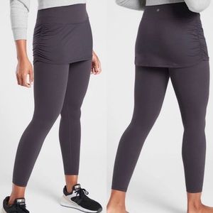 Athleta Elation 2 in 1 7/8 skirt leggings tights